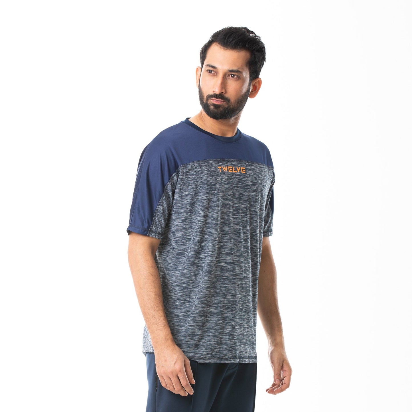 Men's Dark Navy Print T-Shirt