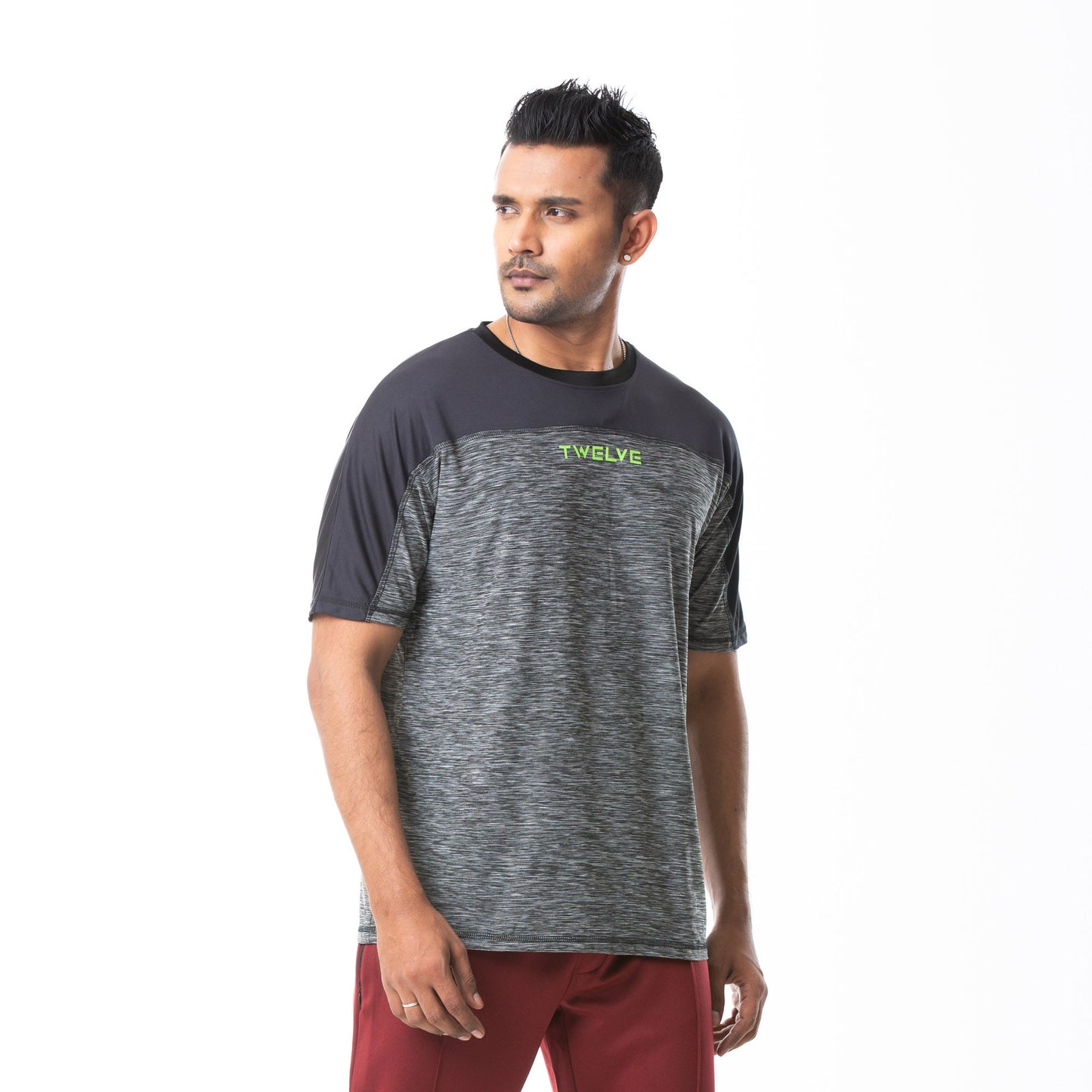 Men's Black Print T-Shirt