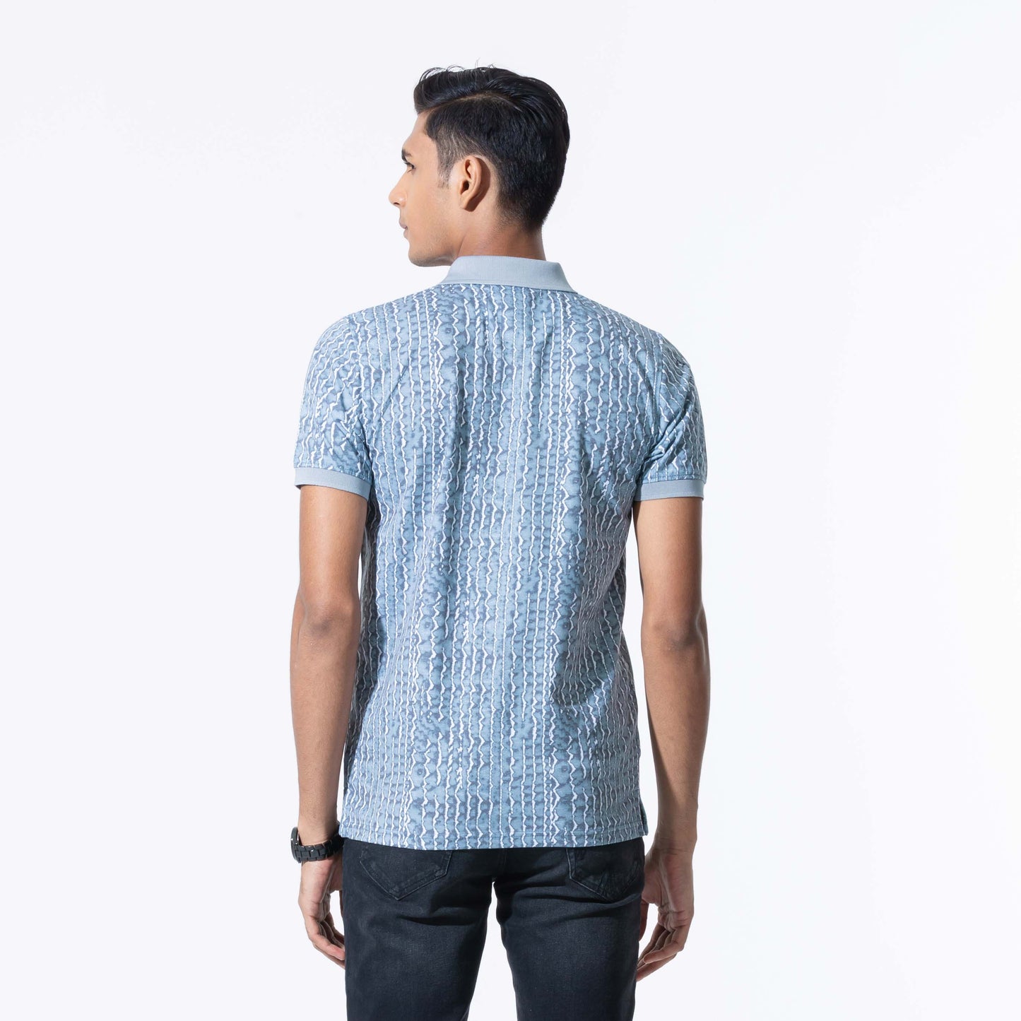 Mens Grey Polo