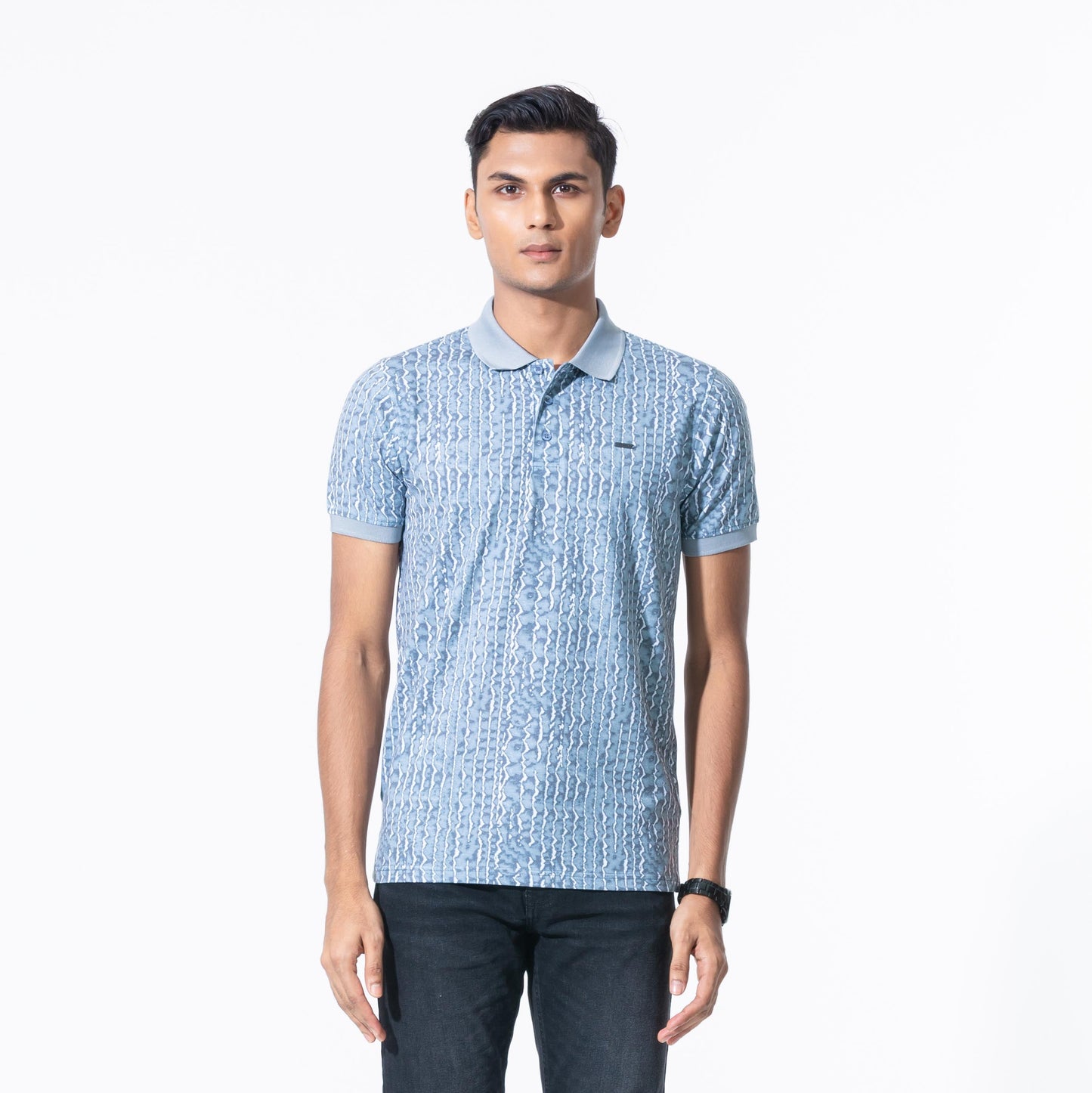 Mens Grey Polo