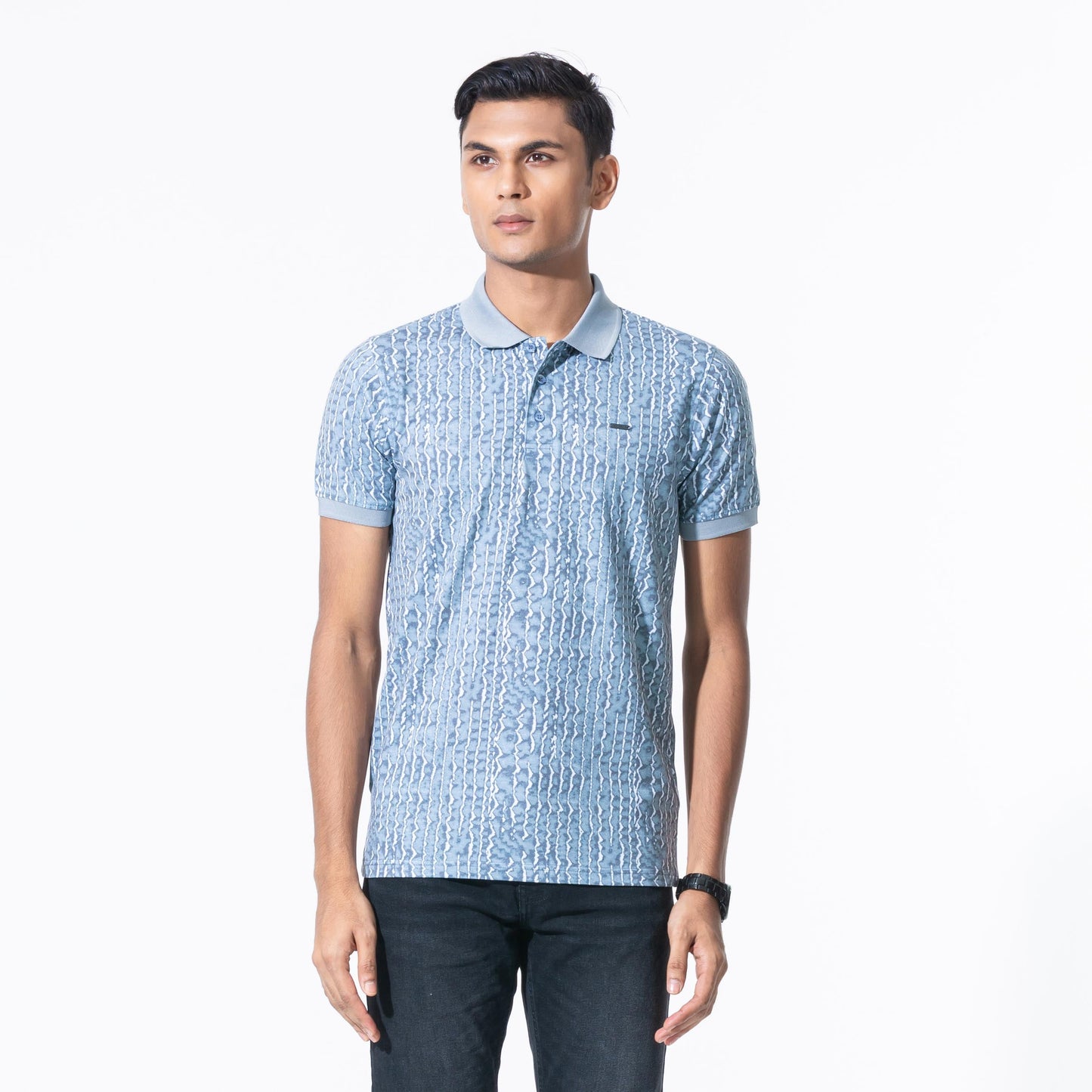 Mens Grey Polo