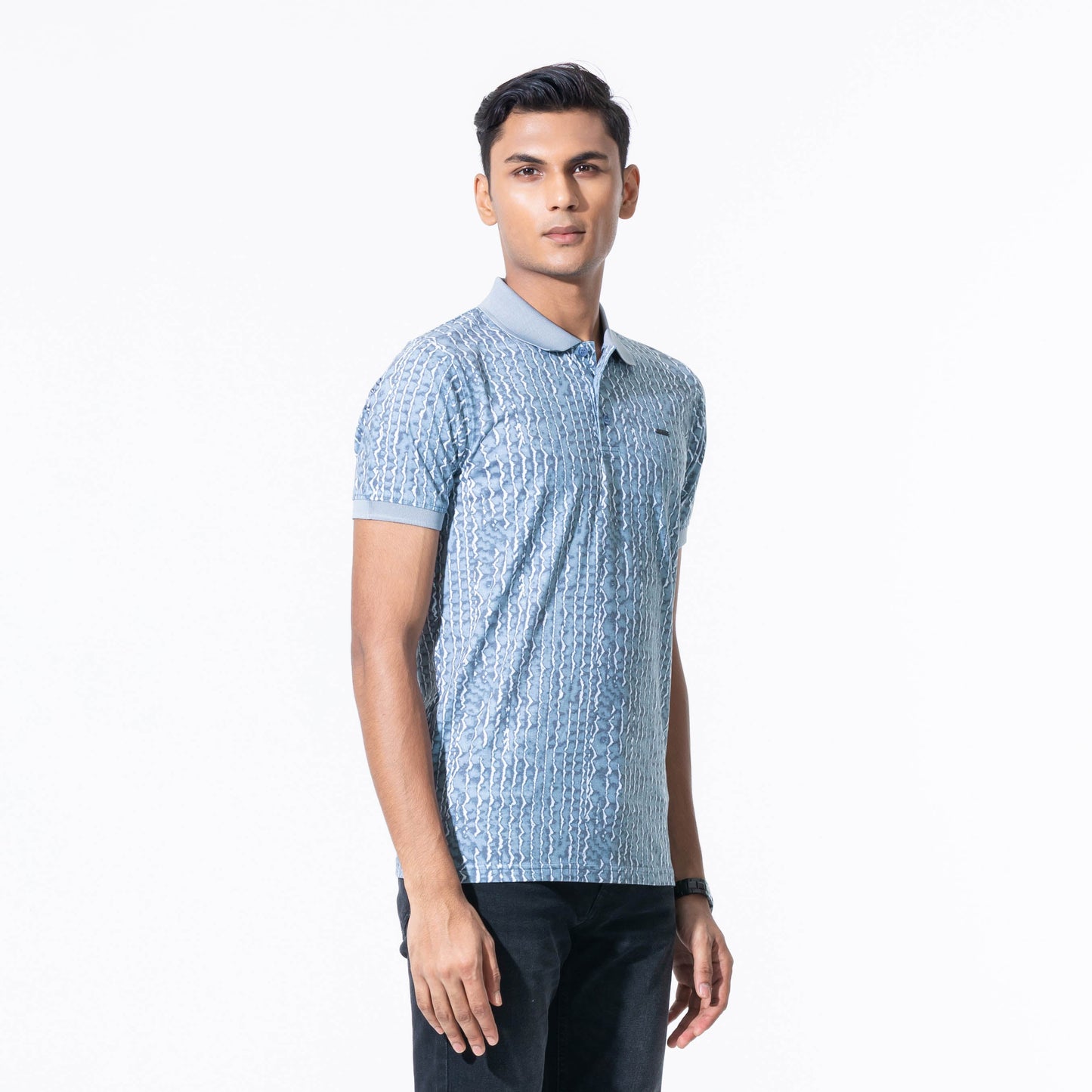Mens Grey Polo