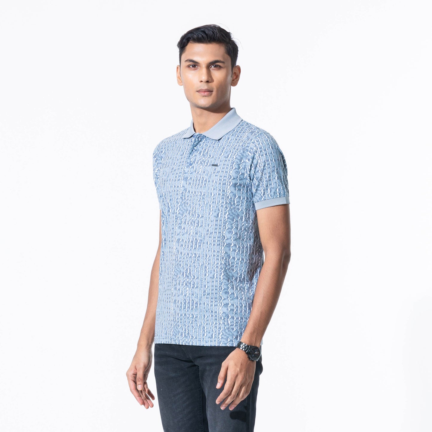 Mens Grey Polo