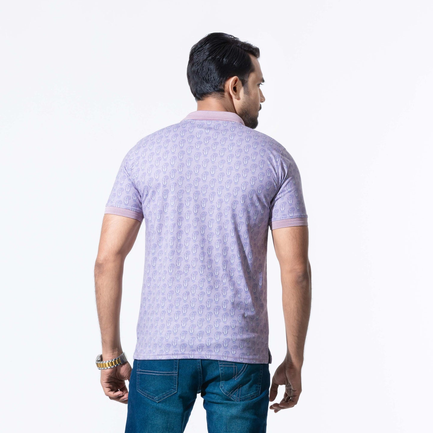 Mens Dusty Pink Polo
