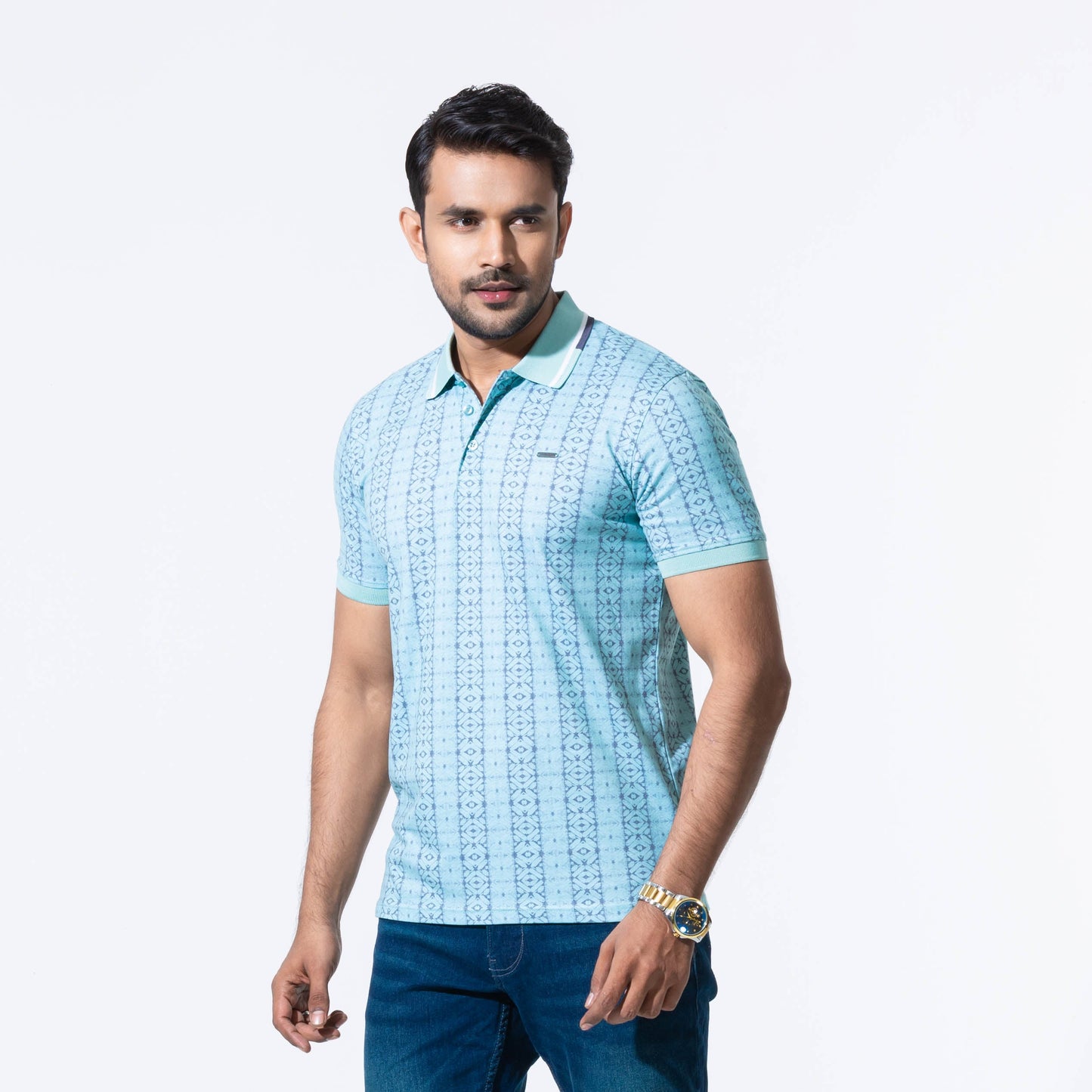 Men’s Pastel Green Polo T-Shirt