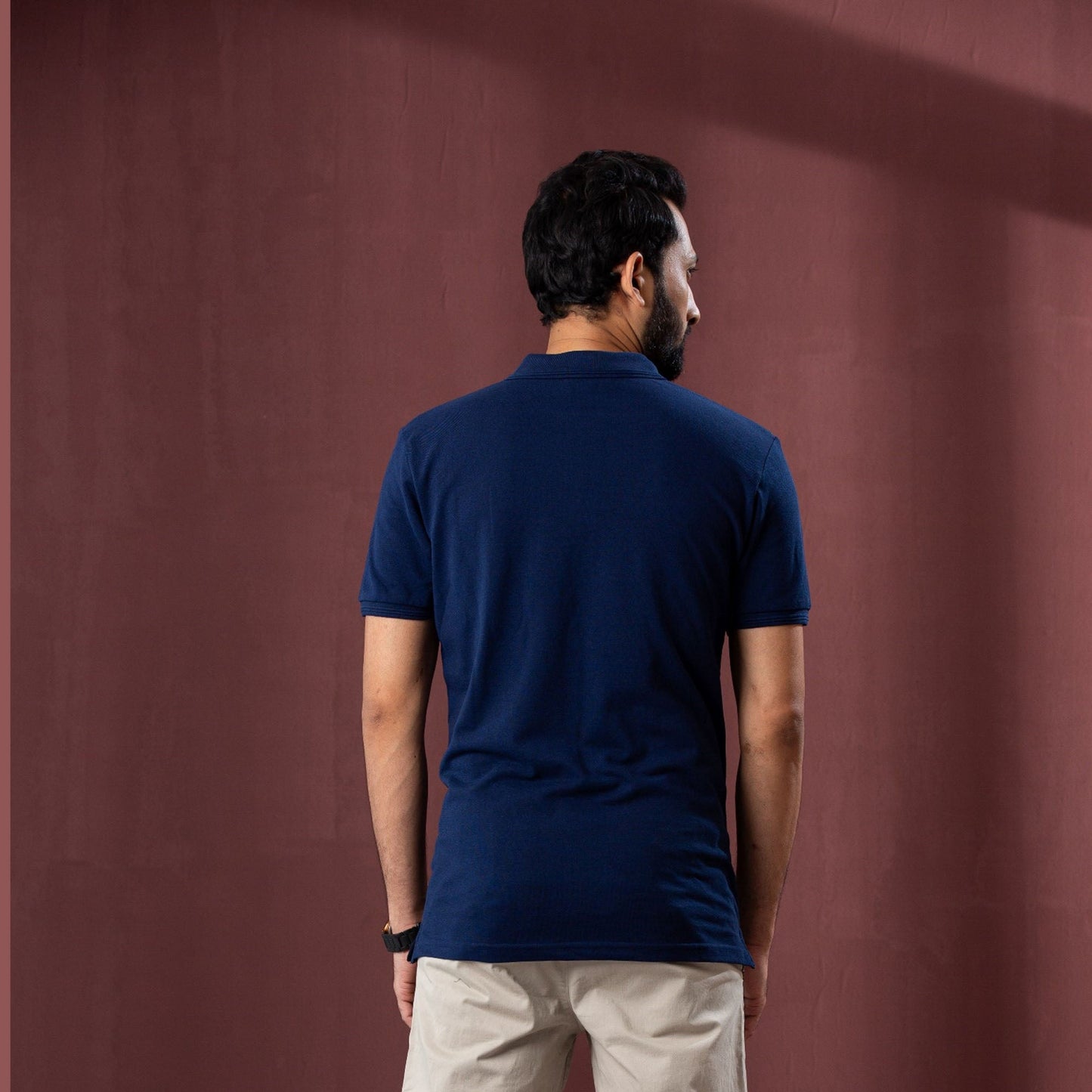 Mens Navy Polo