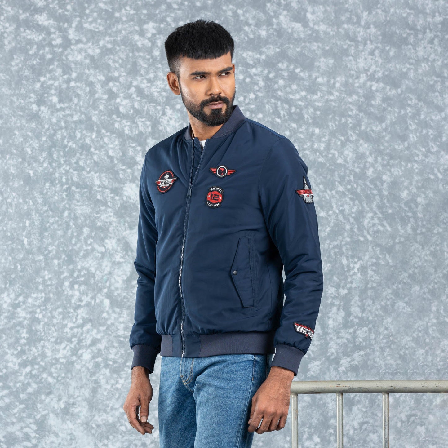 Mens Bomber- Navy