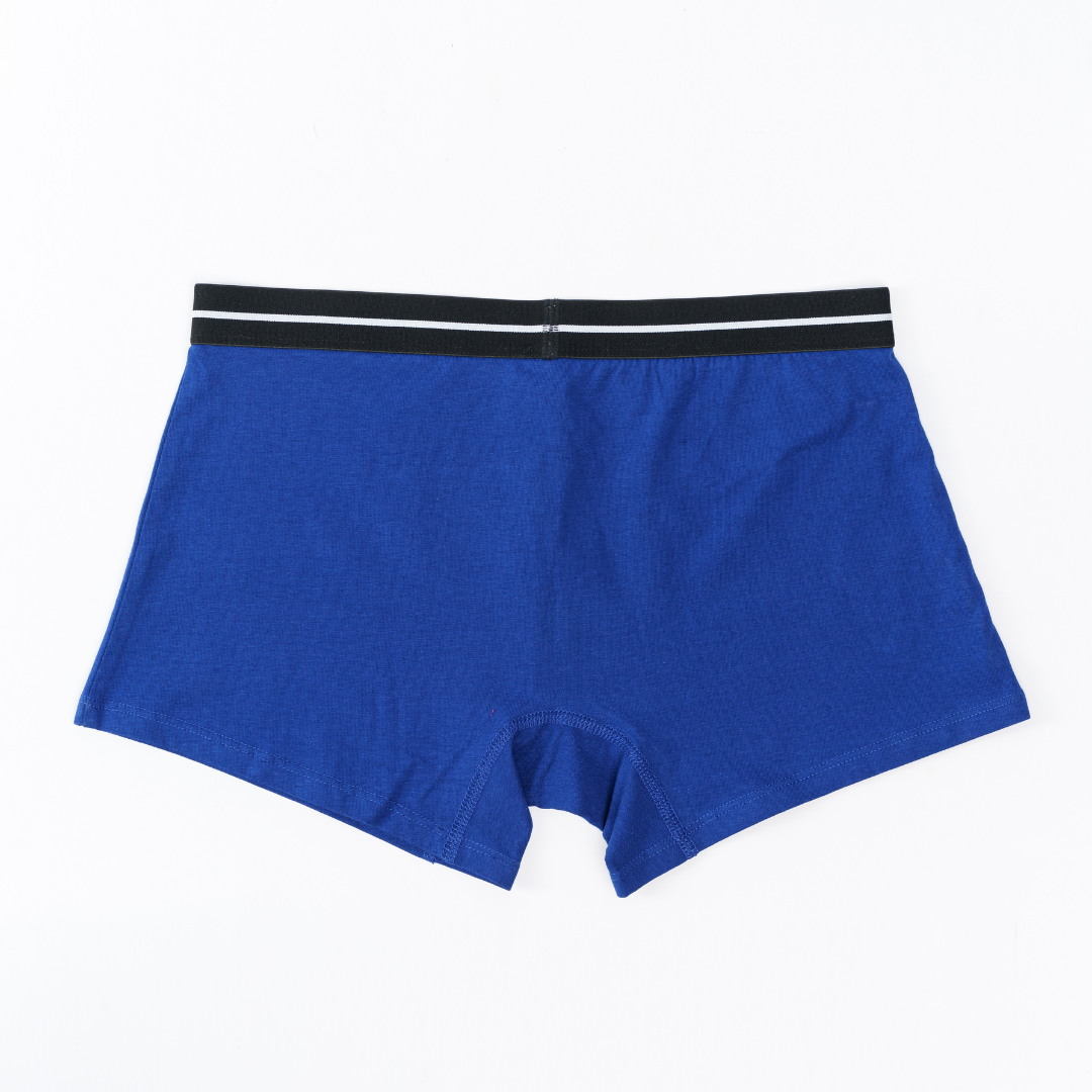 Mens Boxer- Navy & Grey