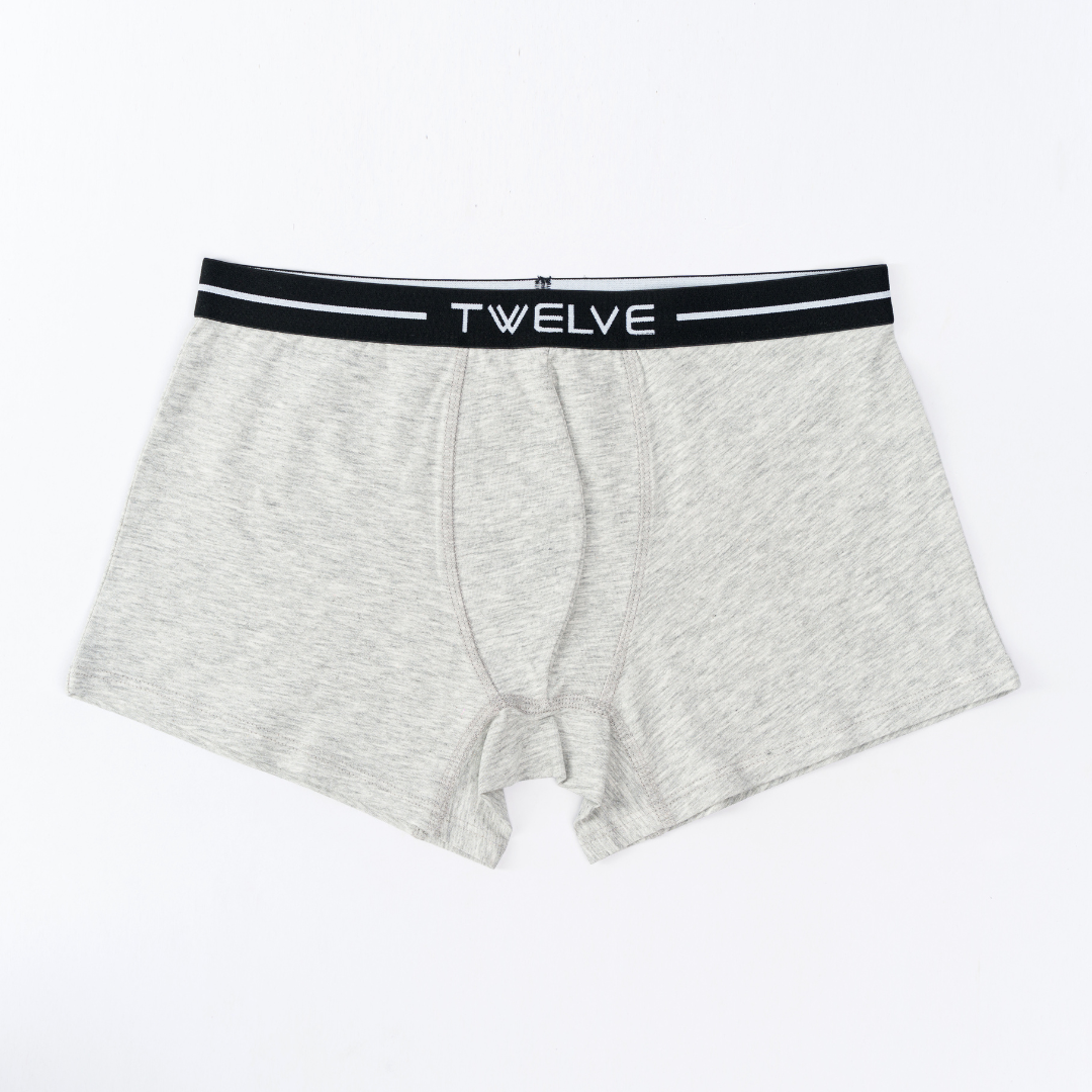 Mens Boxer- Navy & Grey