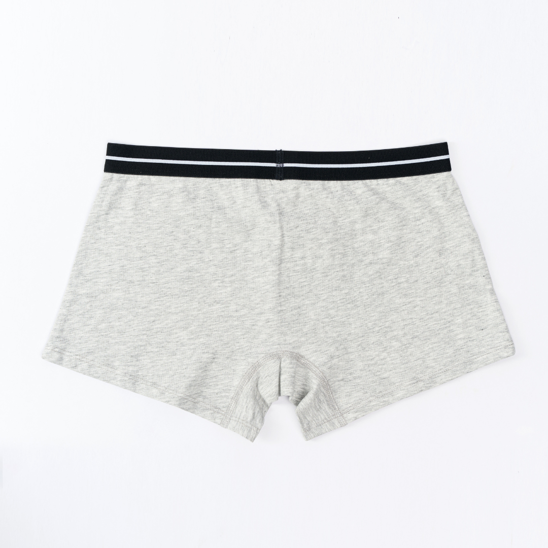 Mens Boxer- Navy & Grey