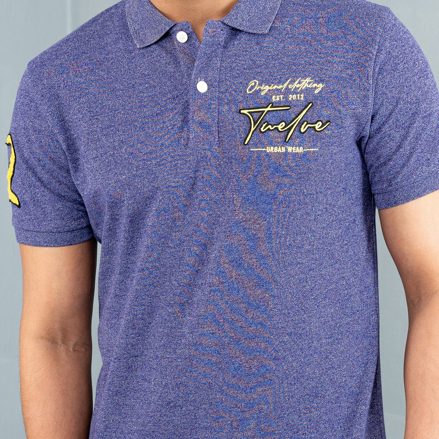 Men’s Purple Casual Polo