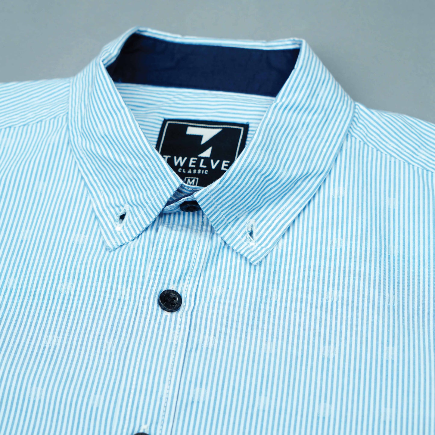 MENS LONG SLEEVE SHIRT- SKY STRIPE