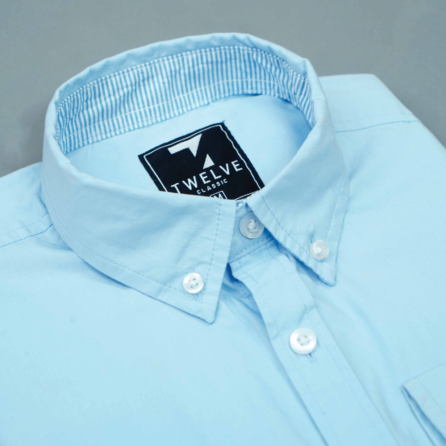 MENS LONG SLEEVE SHIRT- SKY BLUE