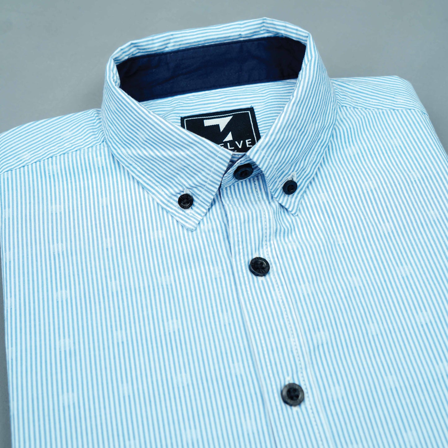 MENS LONG SLEEVE SHIRT- SKY STRIPE