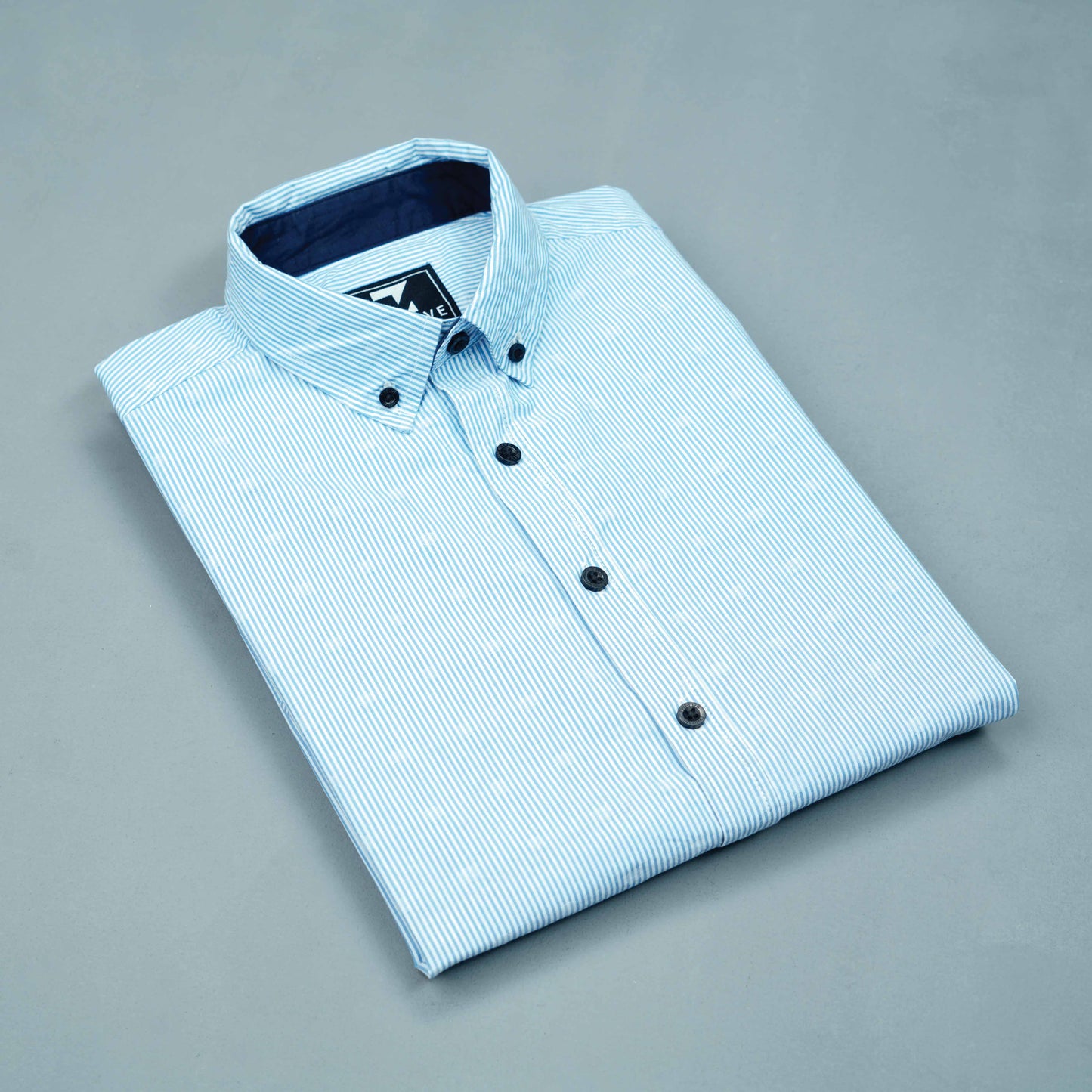 MENS LONG SLEEVE SHIRT- SKY STRIPE