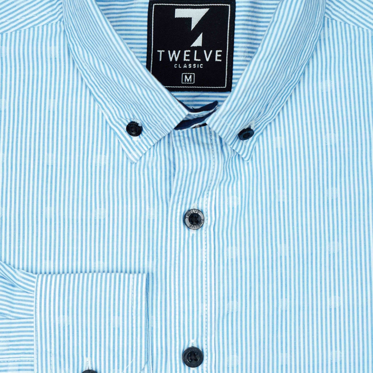 MENS LONG SLEEVE SHIRT- SKY STRIPE