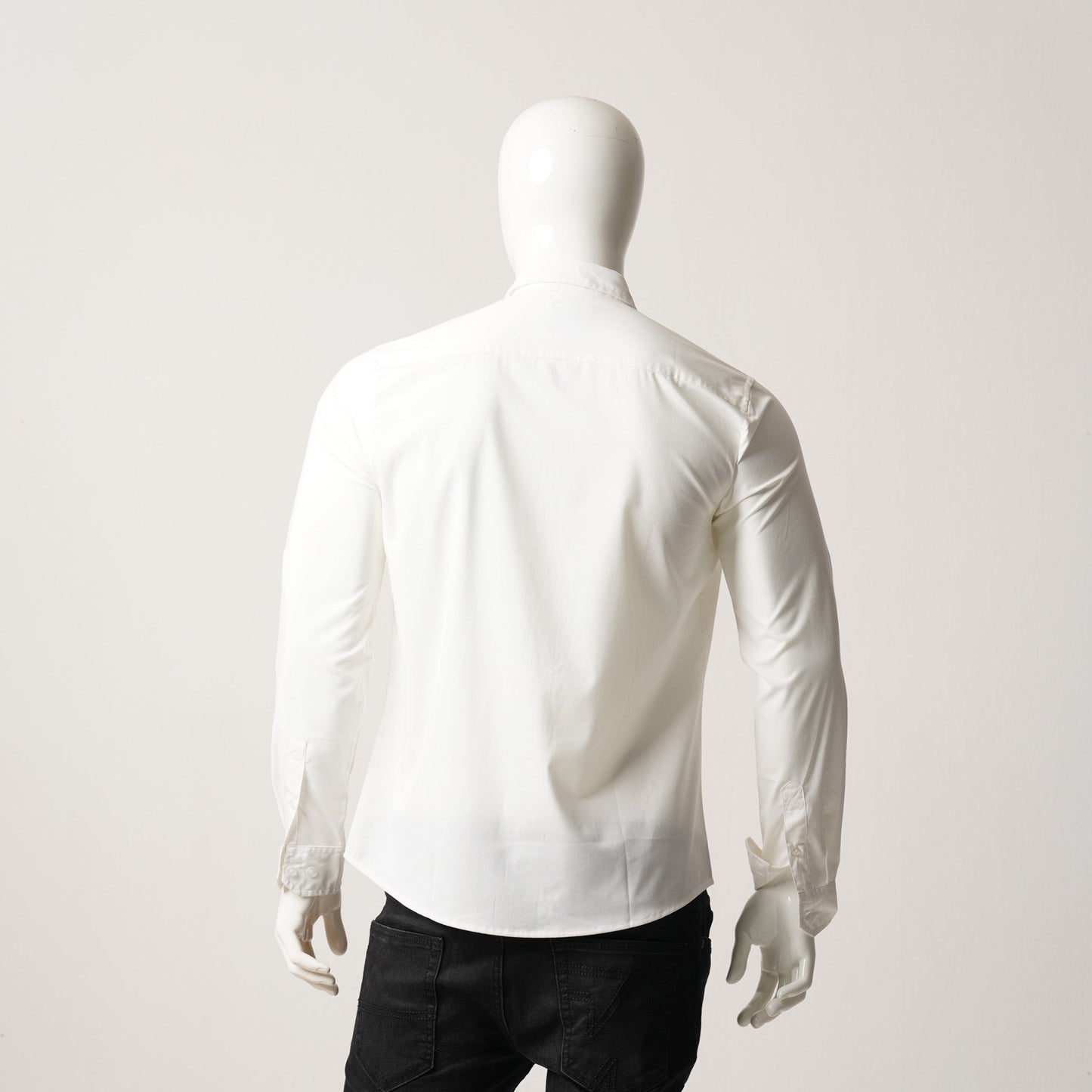 Mens White L/S Shirt