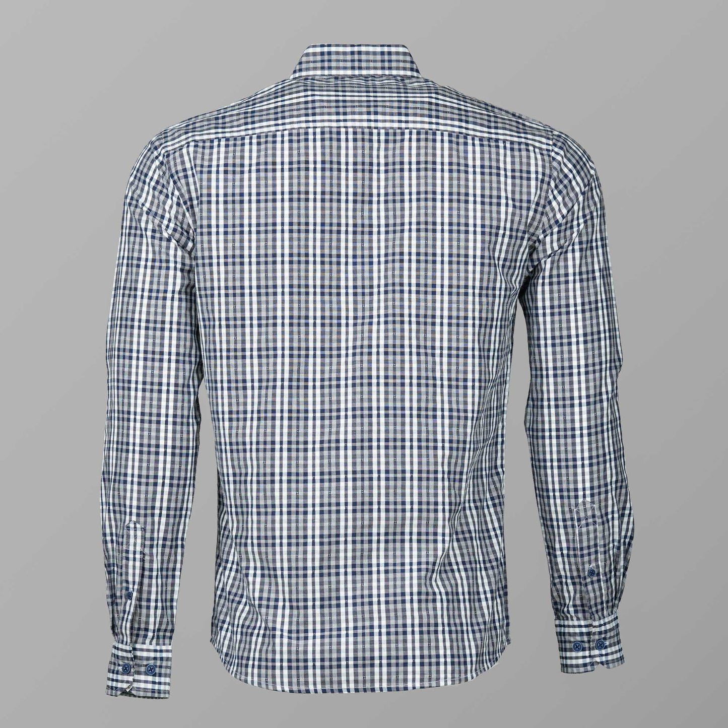 Mens Blue & White Shirt