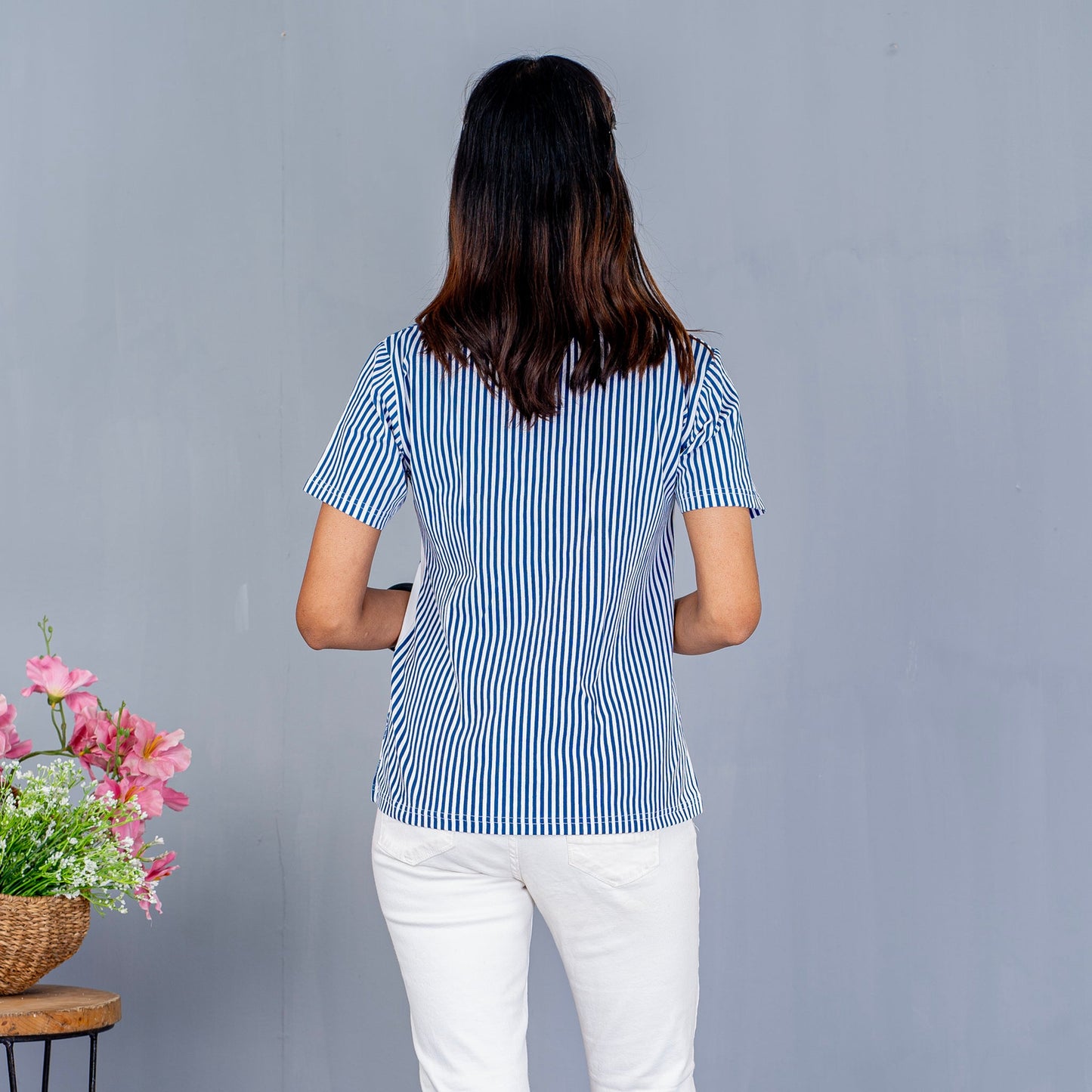 Ladies T-Shirt- White Aop