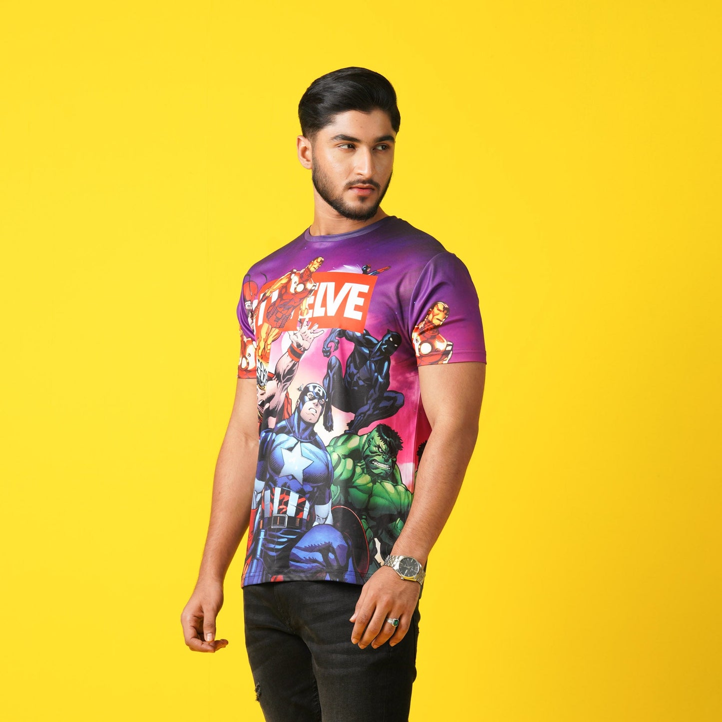 Mens Violet T-Shirt