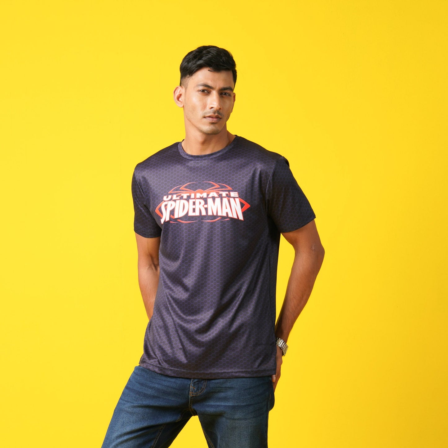 MENS T- SHIRT-BLUE