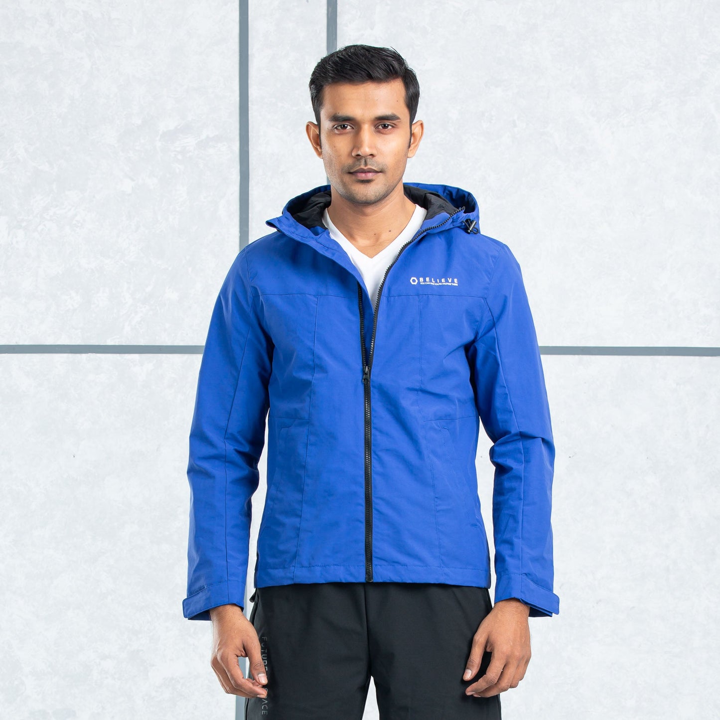 Mens Windbreaker-Blue