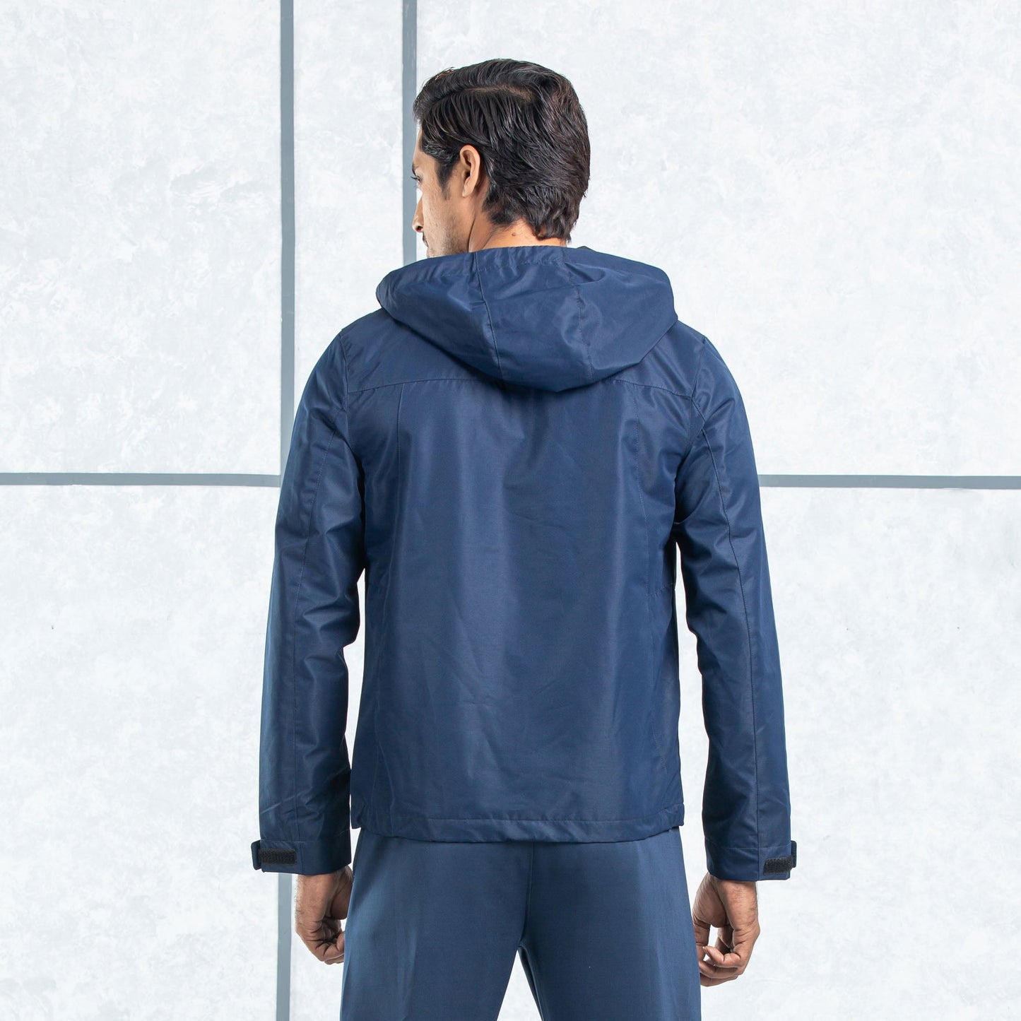 Mens Windbreaker-Navy