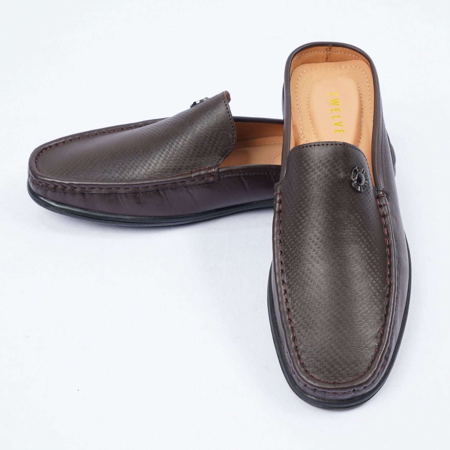 Mens Brown Leather Loafers