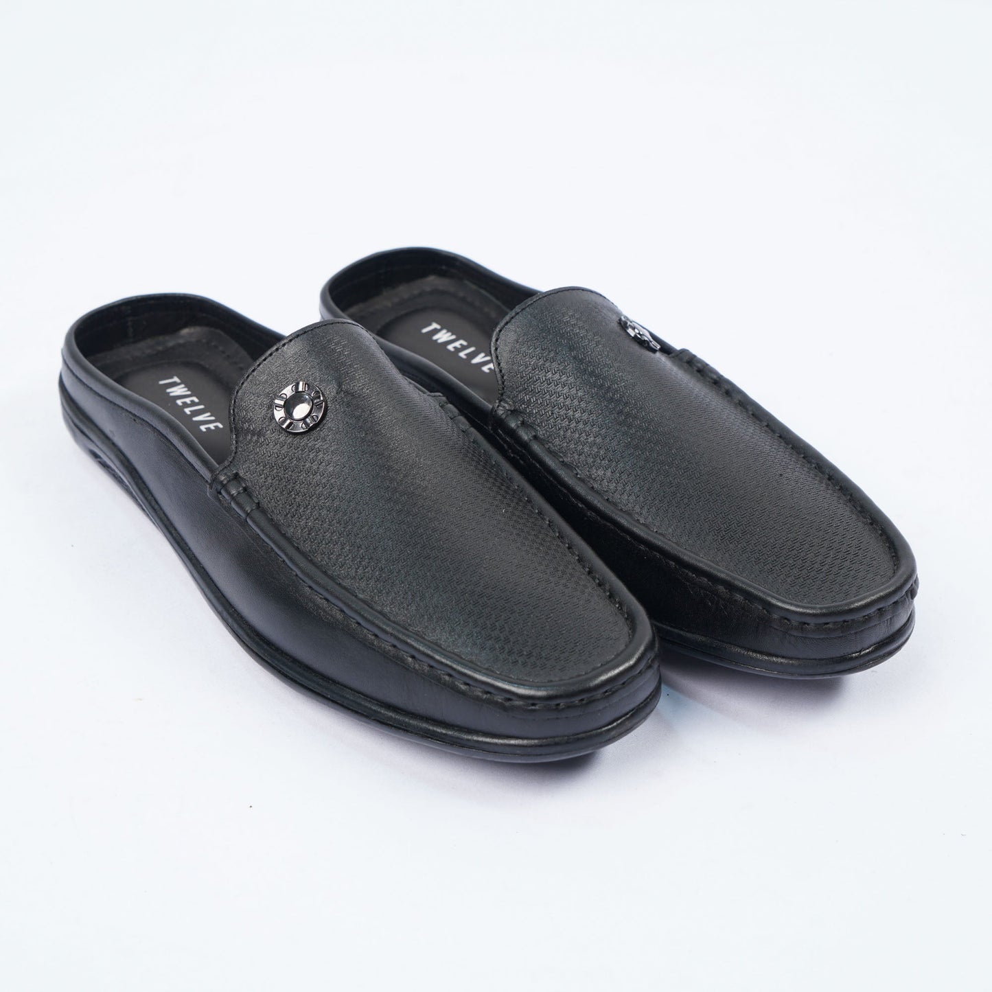 Men’s Black Leather Loafers