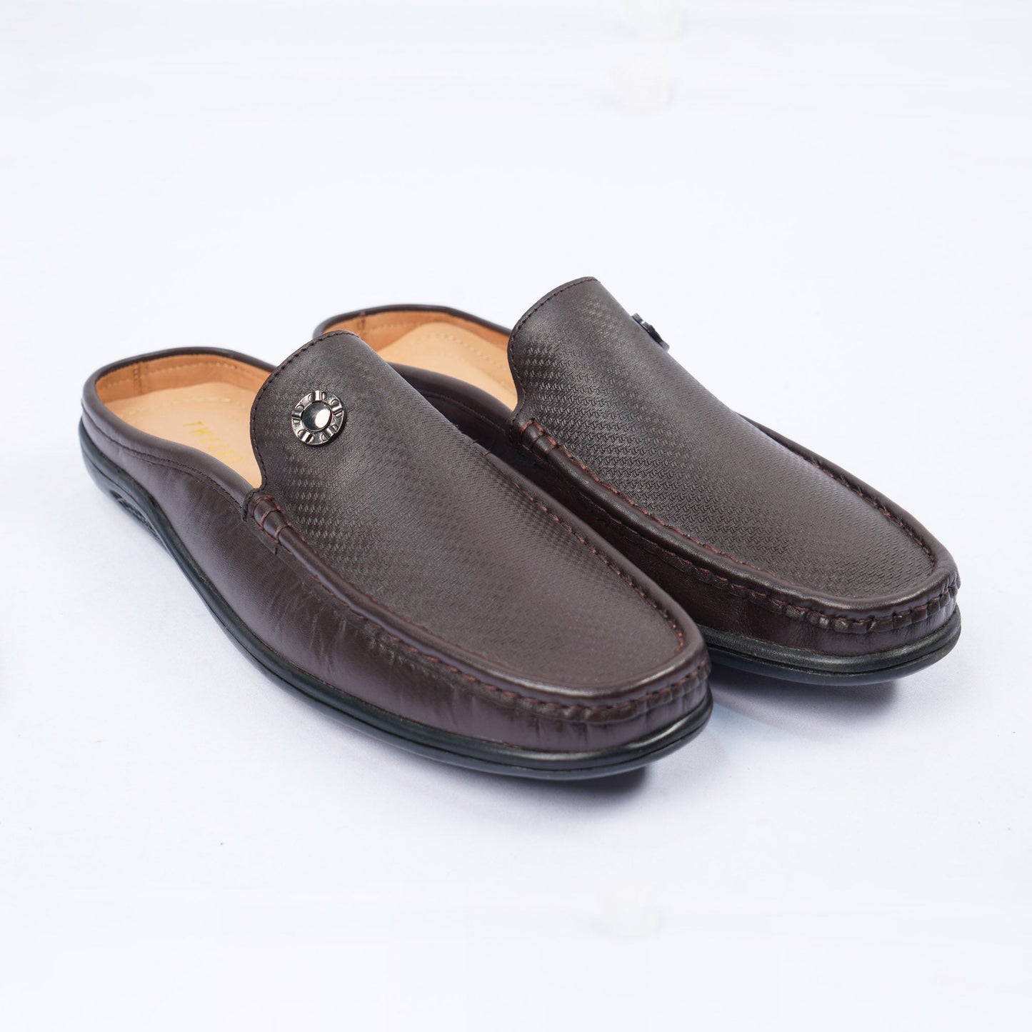 Mens Brown Leather Loafers