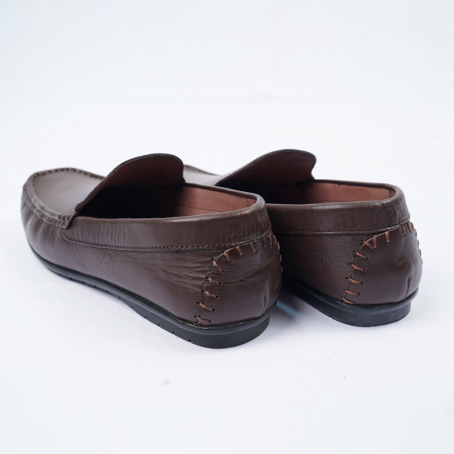 Men’s Dark Brown Leather Loafers