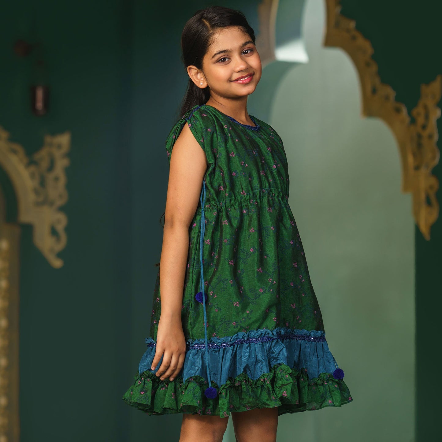 GIRLS_FROCK-GREEN