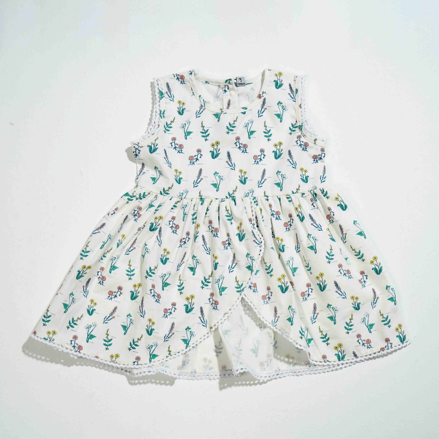 NEW BORN GIRLS FROCK - WHITE AO