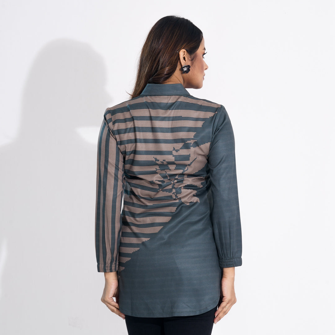 Women Green Ethnic Top