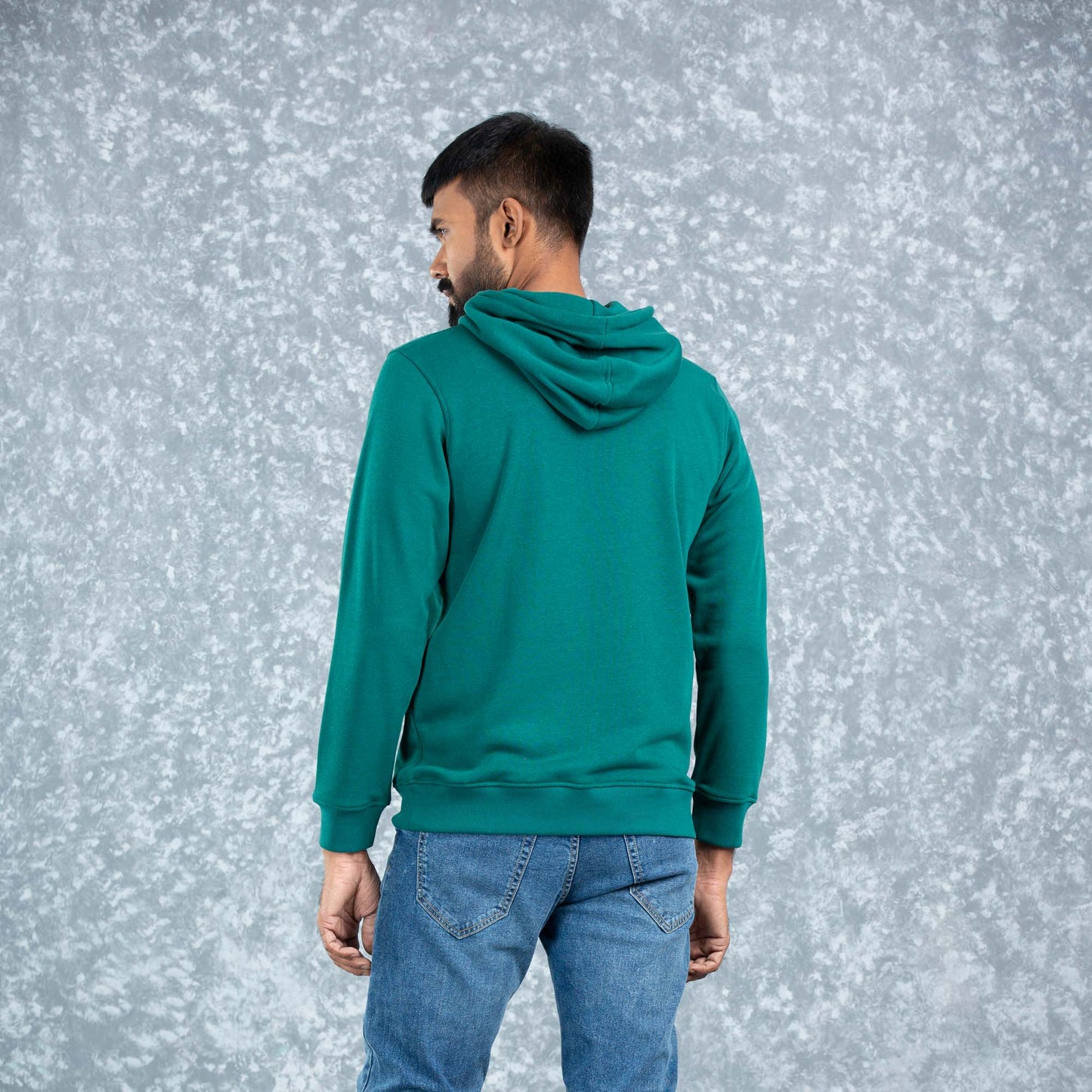 Mens Hoodie- Forest Green