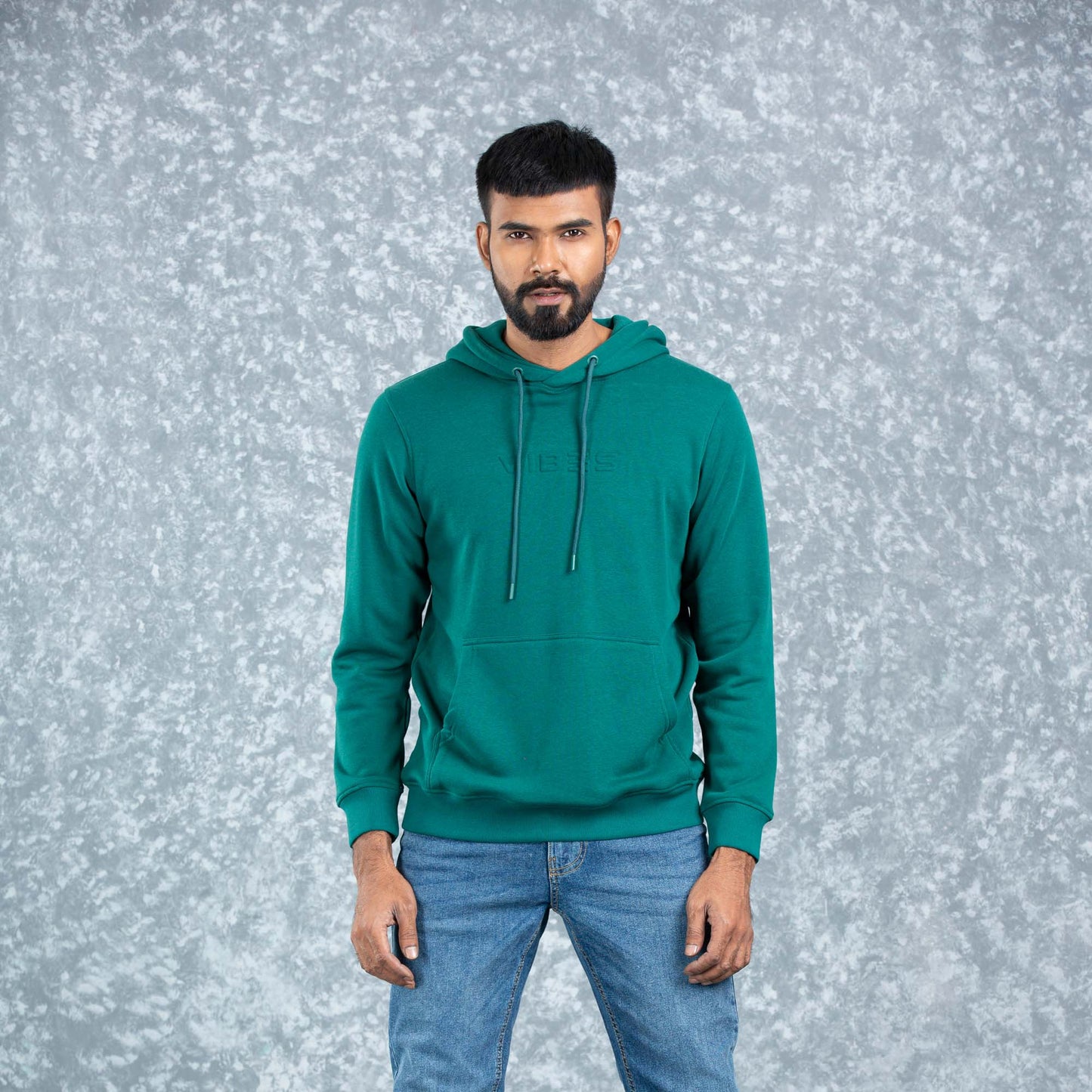 Mens Hoodie- Forest Green