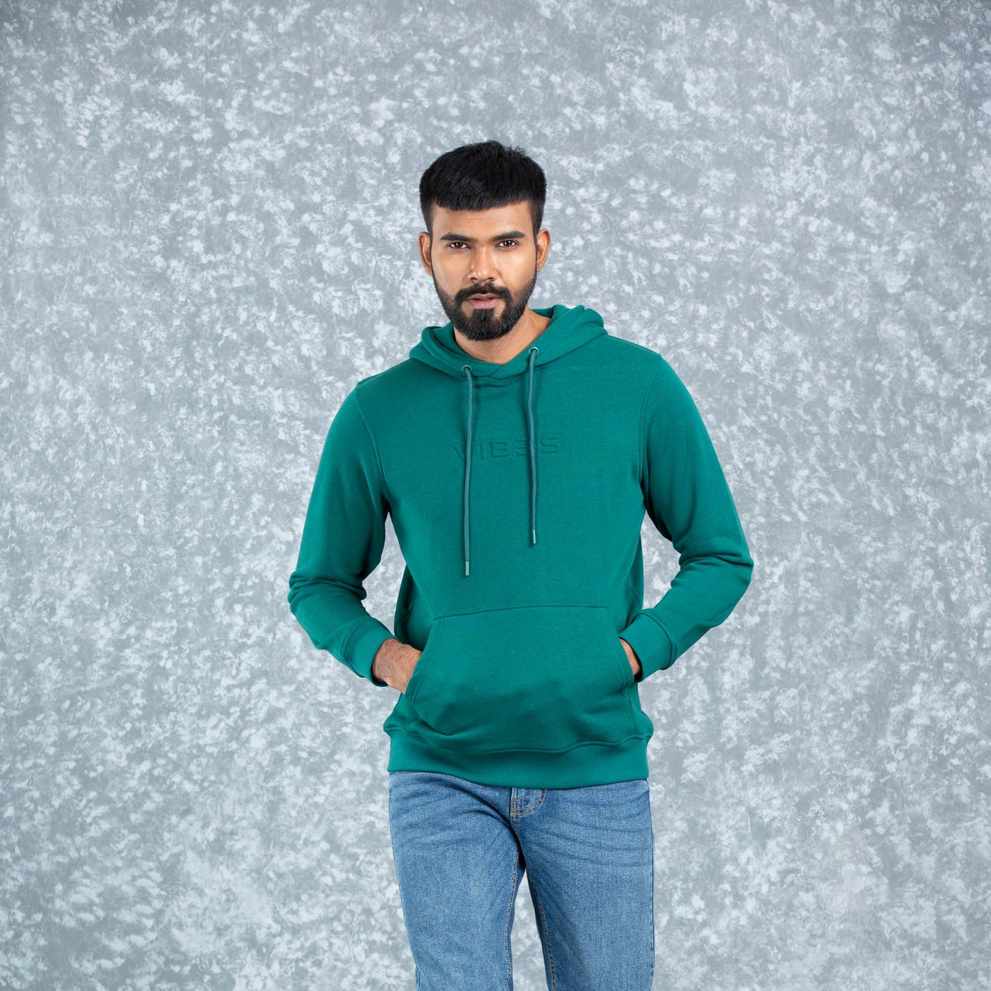 Mens Hoodie- Forest Green