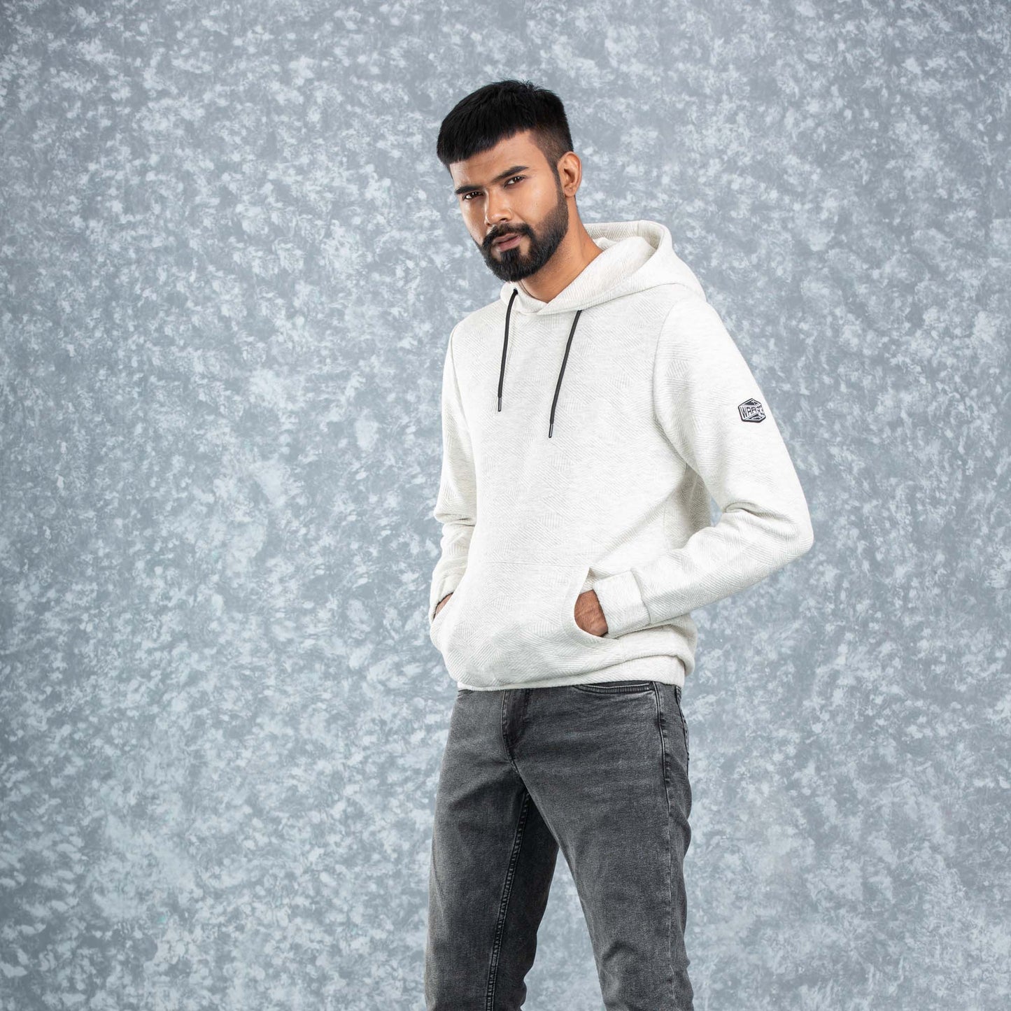 MENS HOODIE-LT. GREY