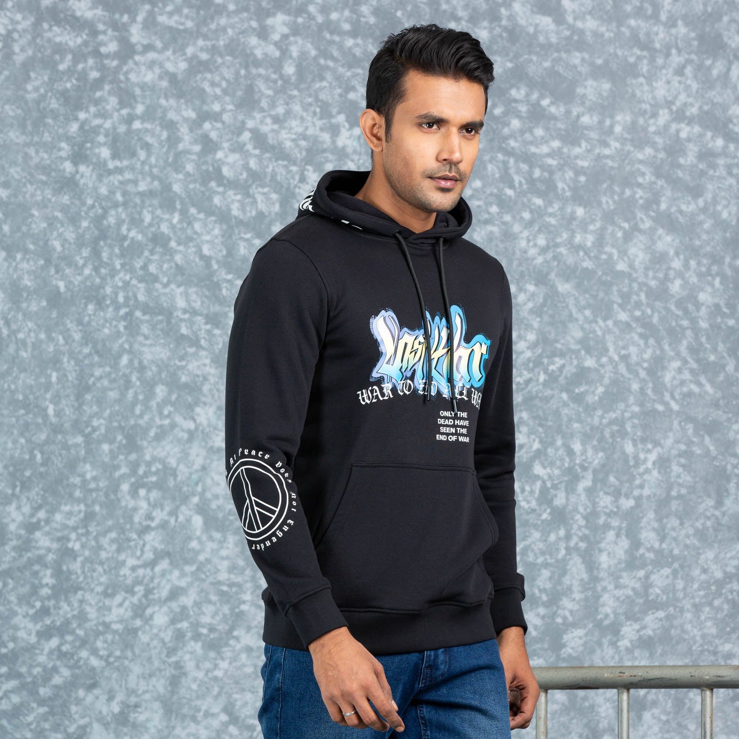 Mens Hoodie-Black