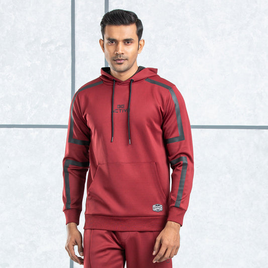 MENS HOODIE-MAROON