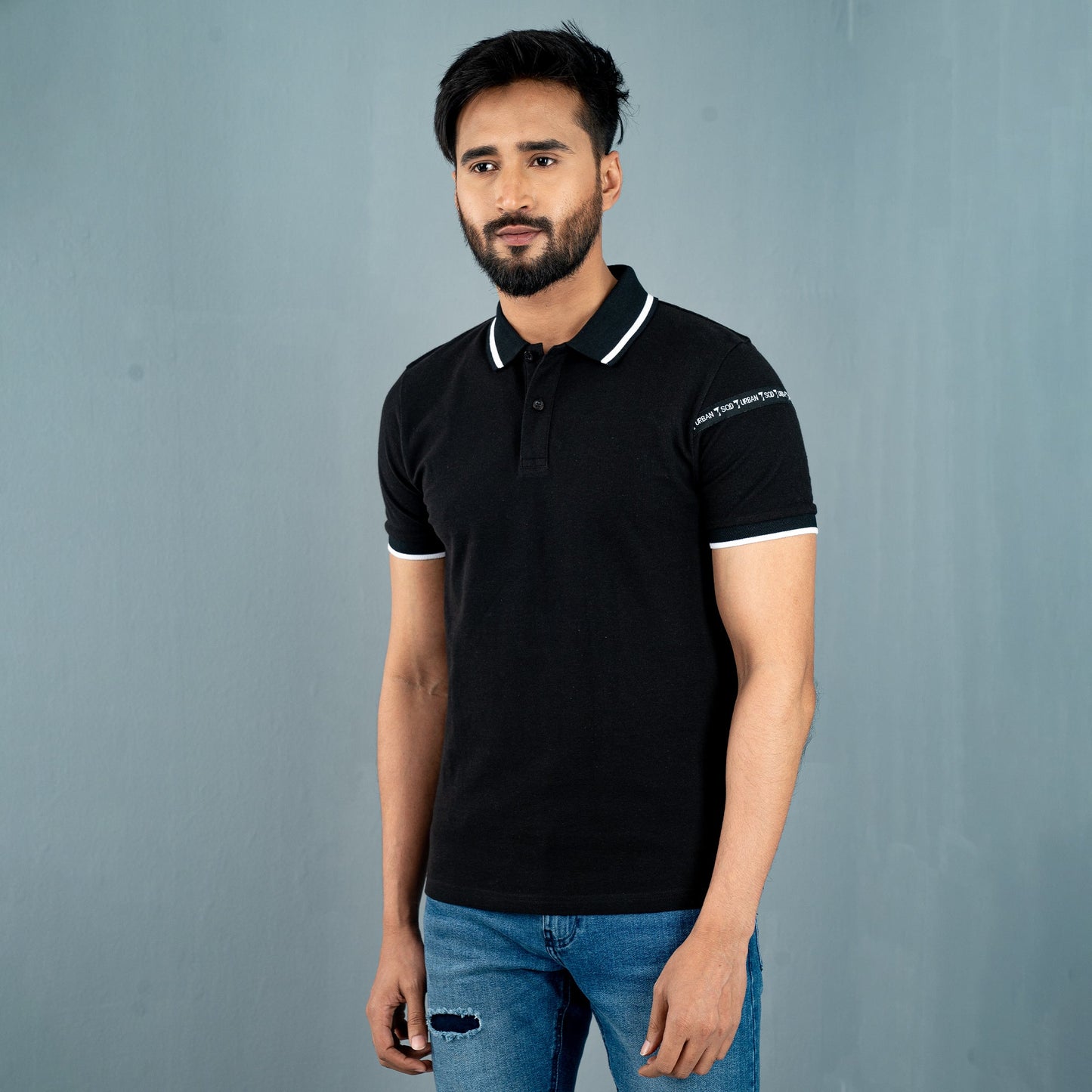 Men’s Black Classic Polo