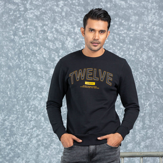 Mens Sweatshirt-Black