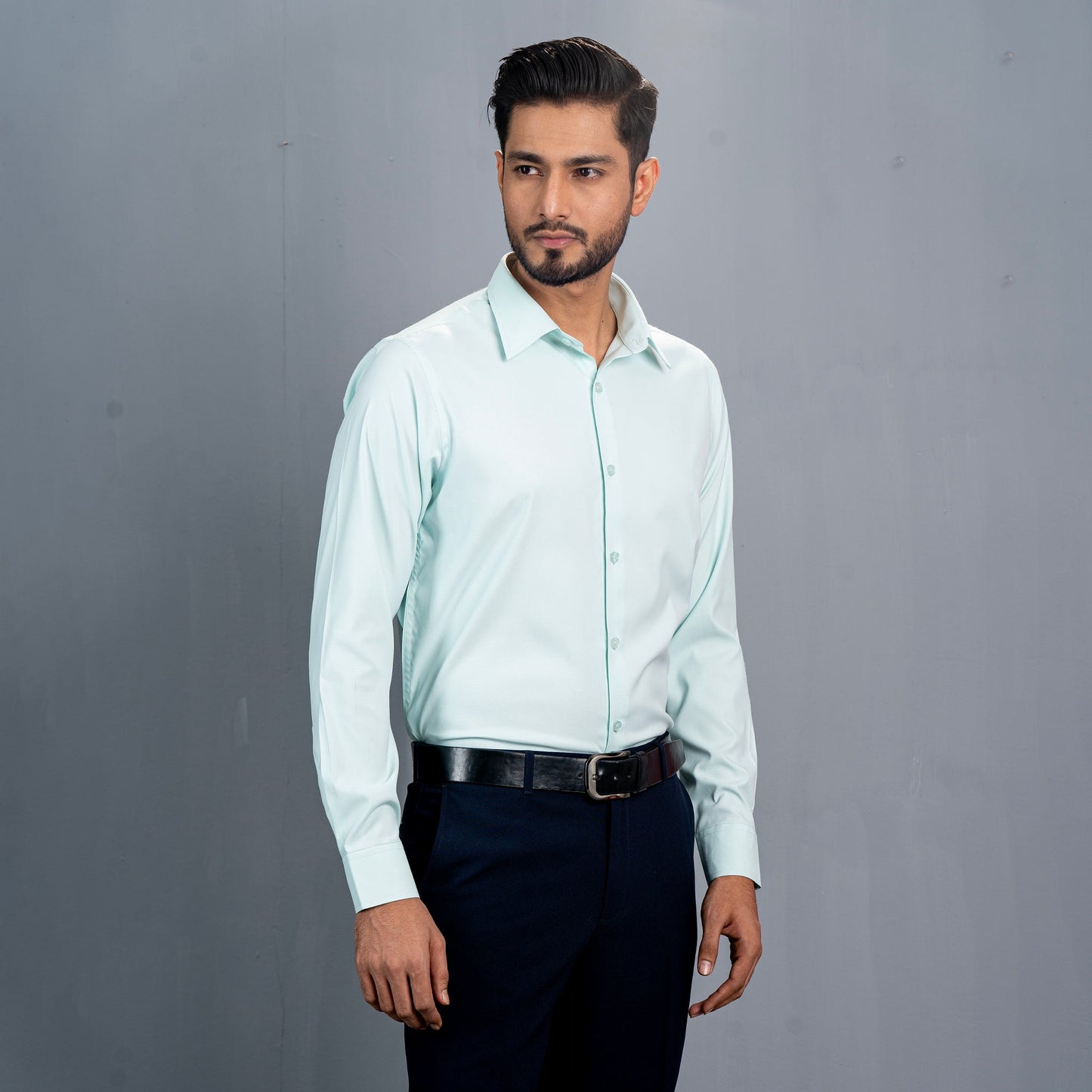 Mens Formal Shirt- Celadon