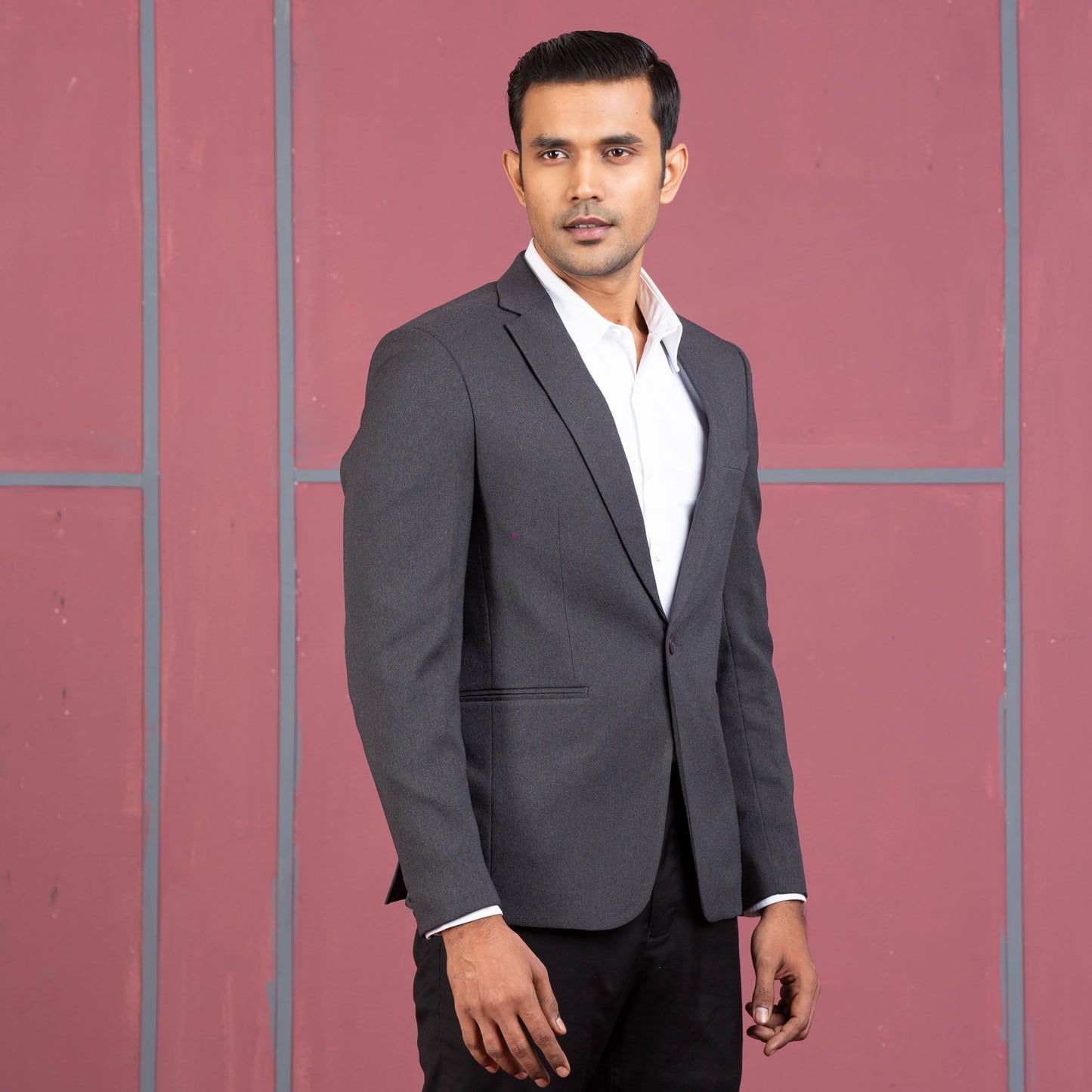 MENS BLAZER- TROUT GRAY