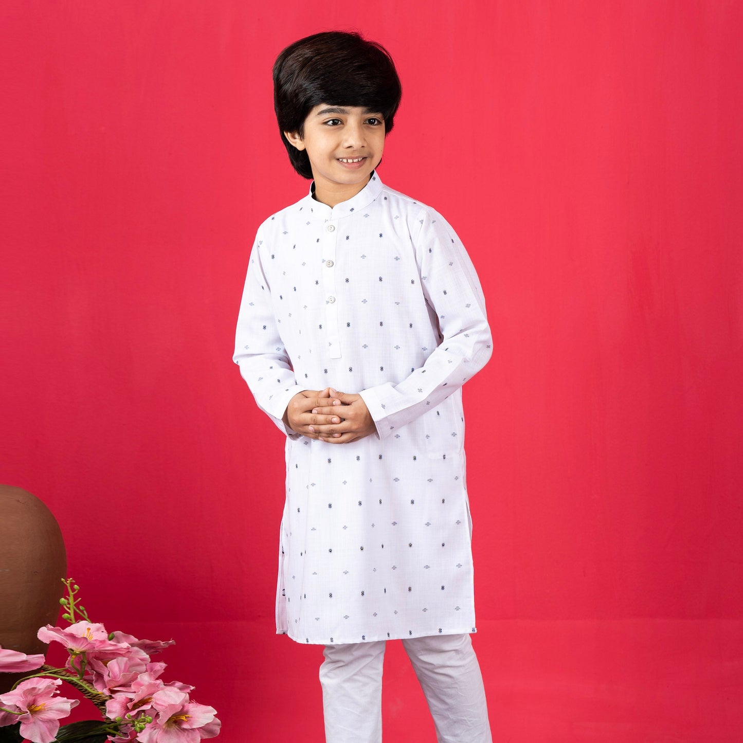 Boys Panjabi- White