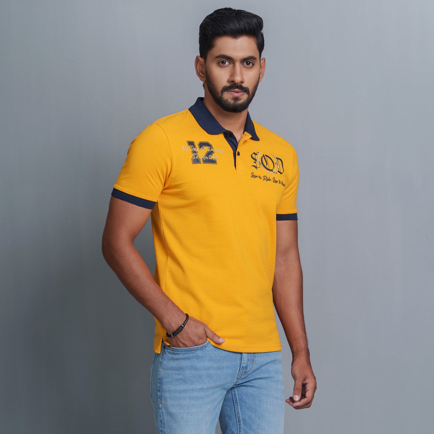 Mens Polo- Yellow