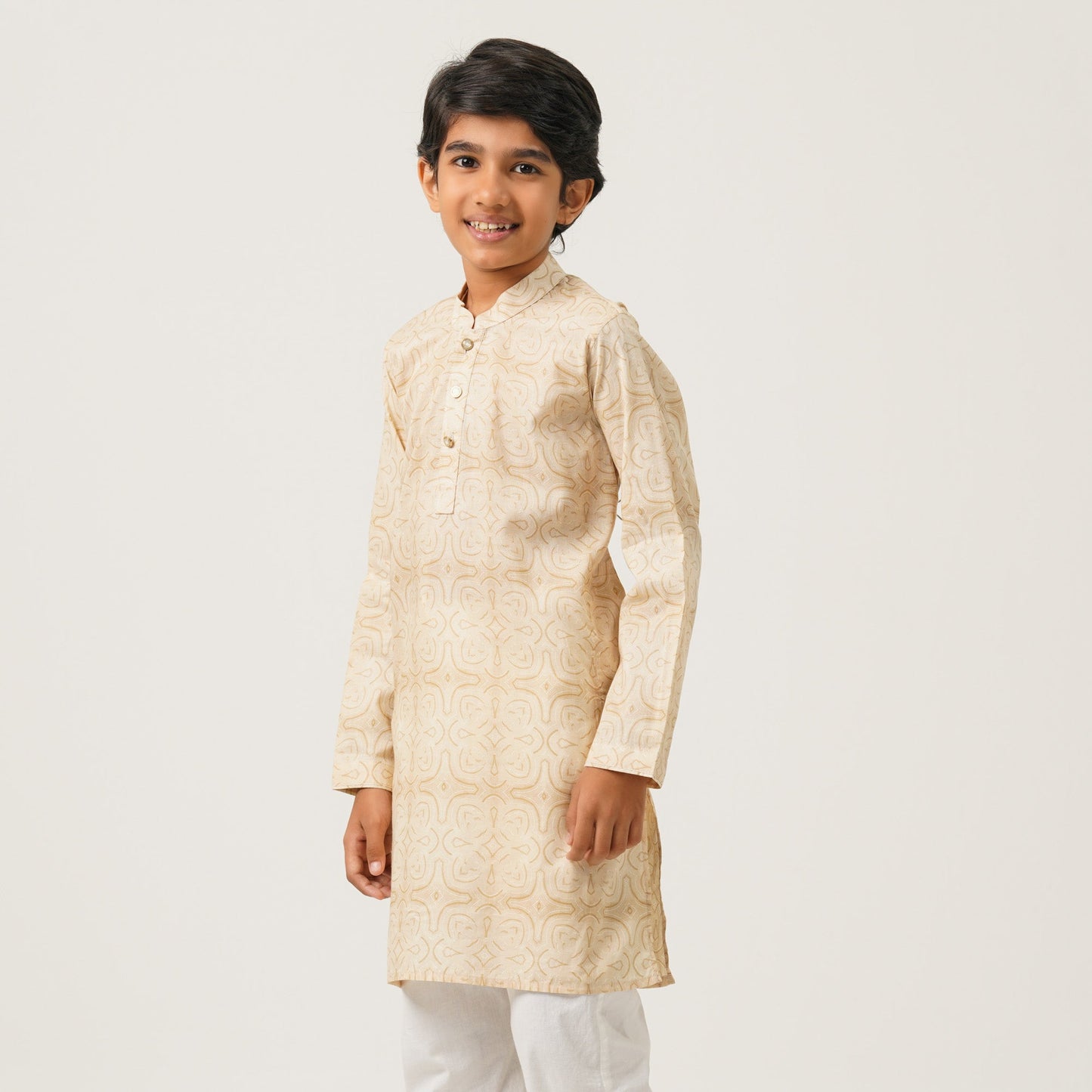 Boy's Beige Panjabi