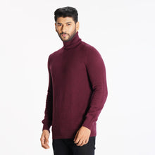 Load image into Gallery viewer, Men&#39;s Black High Neck Pullover
