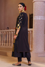 Load image into Gallery viewer, LADIES KURTI- BLACK
