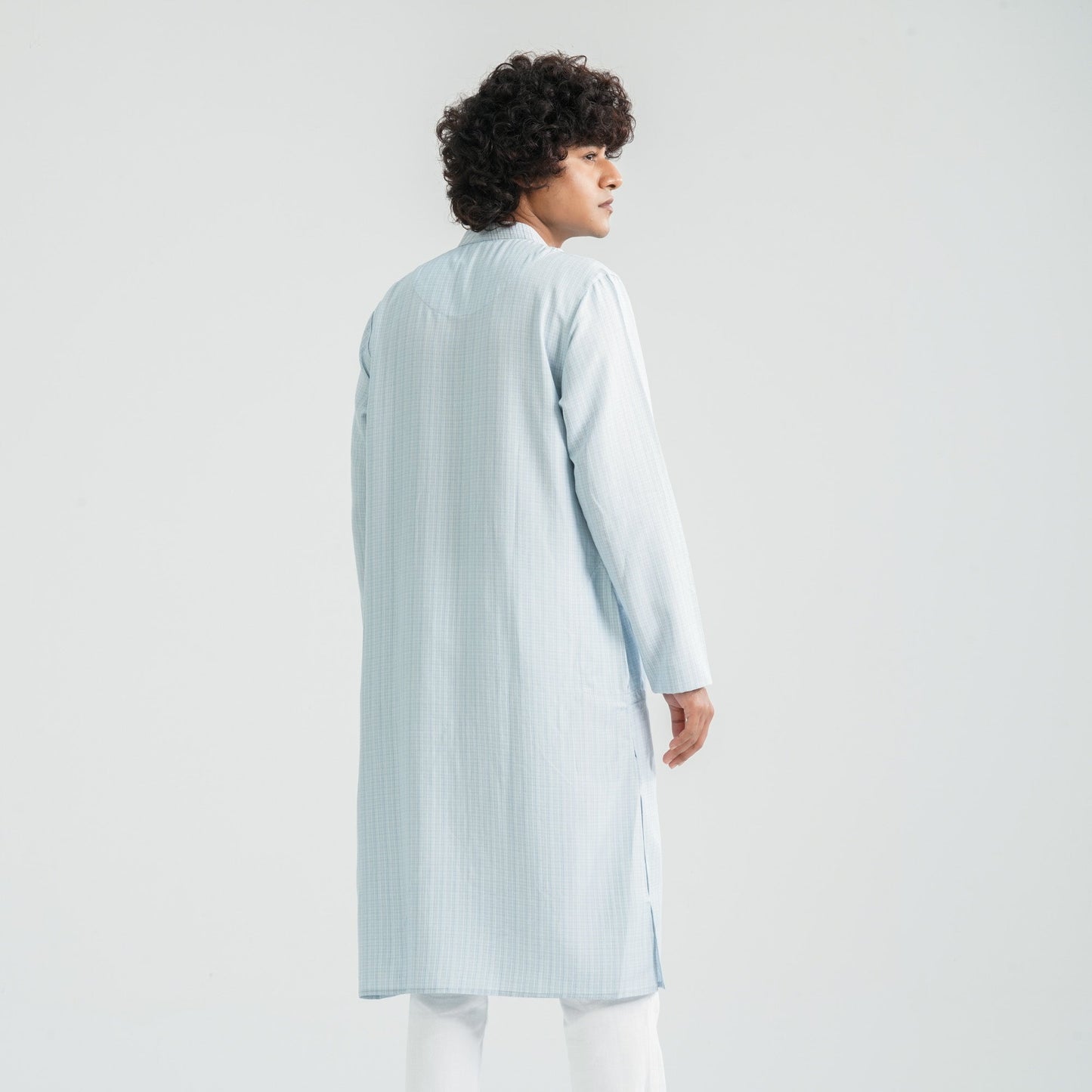 Men's Sky Blended Panjabi